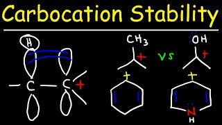 Carbocation Stability  Hyperconjugation Inductive Effect amp Resonance Structures [upl. by Uzzi]