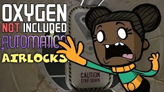 9 Airlock Designs For Your Colony  Oxygen Not Included TutorialGuide  Automation Update [upl. by Elletsyrk]