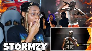 AMERICAN REACTS TO STORMZY BLINDED BY YOUR GRACE PT 2 LIVE AT GLASTONBURY emotional Favour [upl. by Prader263]