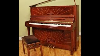 Schulze Pollmann Model 126 50 Upright Piano [upl. by Kohcztiy]