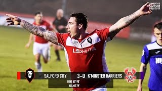 Salford City 30 Kidderminster Harriers  National League North 0701 [upl. by Brier813]