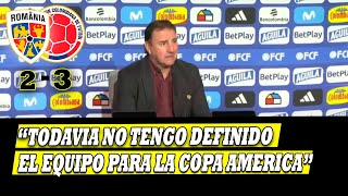 RUEDA DE PRENSA NESTOR LORENZO DESPÚES DEL PARTIDO CONTRA RUMANIA [upl. by Evets]