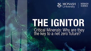 The Ignitor  SciAlumni Event  Critical Minerals Why are they the key to a Net Zero Future [upl. by Charmane]