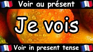 VOIR To See Conjugation Song  Present Tense  French Conjugation  Le Verbe VOIR [upl. by Ursulina2]