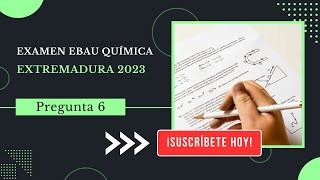 Examen EBAU Química Extremadura 2023 Pregunta 6  Ejercicio resuelto de pHpOH [upl. by Gertrude73]