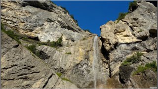 Klettersteig Kandersteg Allmenalp  Variante quotFreude herrschtquot [upl. by Asiuqram]