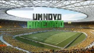 Obra de reforma do estádio Mineirão [upl. by Racso]