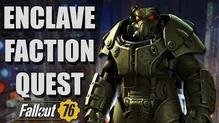 Joining the ENCLAVE FACTION in Fallout 76 [upl. by Nihcas7]