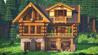 How to Build the Ultimate Spruce Mansion  Interior in Minecraft • Tutorial [upl. by Moser]