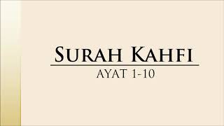 SURAH AL KAHFI ayat 110 amp 101110 terjemahan melayu [upl. by Alyac]