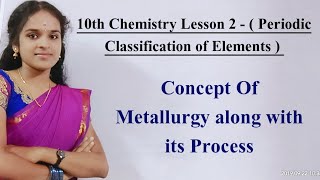 Metallury and its Process with detail Explanation In Lesson 2  Periodic Classification of Elements [upl. by Maje688]