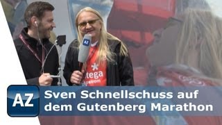 Sven Schnellschuss auf dem Gutenberg Marathon [upl. by Neliac768]