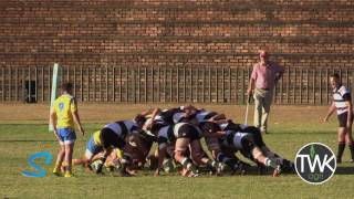 School Rugby Action  1st Ermelo vs HTS Witbank 100617 [upl. by Murrell]