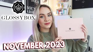 GLOSSYBOX NOVEMBER 2023 UNBOXING  One of the BEST for a while  MISS BOUX [upl. by Koo]