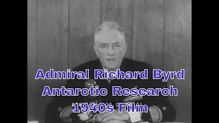 1940’s quotLIVING HISTORYquot BIOGRAPHY OF ADMIRAL RICHARD E BYRD ARCTIC amp ANTARCTIC RESEARCH 26954 [upl. by Tali]