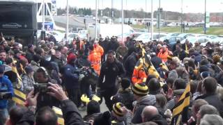 Wasps Team arrival v Quins [upl. by Stella]