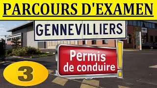 Parcours Examen Permis Gennevilliers 3 [upl. by Veronika]