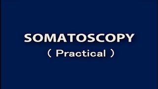 Somatoscopy  Practical [upl. by Ihsar]