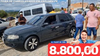 Feira de Carros Usados em Caruaru PE  CARRO BARATO POPULAR [upl. by Krid]