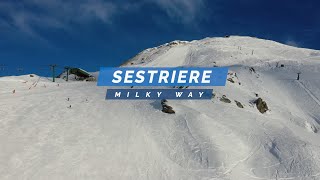 Sestriere – Skiing The Milky Way in Italy  Via Lattea [upl. by Fredenburg]