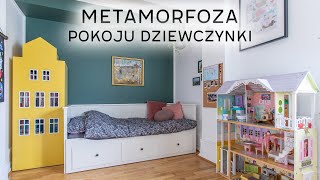 METAMORFOZA pokoju mojej córki  POKÓJ DZIEWCZYNKI  pokój dziecięcy [upl. by Crisey952]