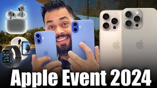 iPhone 16 amp iPhone 16 Pro Hands On amp First Look ⚡Capture Button A18 Pro amp More [upl. by Nnanerak184]