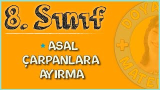 8Sınıf Matematik  Asal Çarpanlara Ayırma [upl. by Steven]