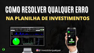 Planilha de investimento não adiciona novos ativos [upl. by Novick546]