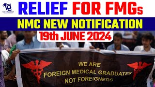 19th June NMC Notification  Internship for FMGs Revoked  Mbbs in Russia [upl. by Neetsirhc]