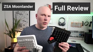 Review ZSA Moonlander Mechanical Split Hotswap keyboard Full Review amp comparison to ErgoDox EZ [upl. by Oinafipe]