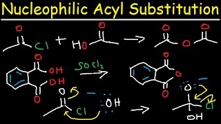 Nucleophilic Acyl Substitution Reaction Mechanism  Carboxylic Acid Derivatives Organic Chemistry [upl. by Imekawulo]