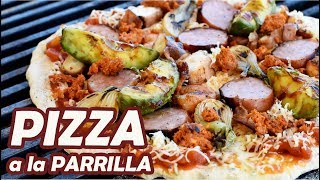 PIZZA A LA PARRILLA desde Cero  MASA SALSA Y COCCIÓN [upl. by Llertnek988]