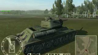 WWII Tank Battles T34 VS Tiger gameplay [upl. by Isma103]