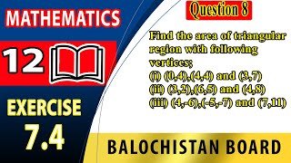 12th Math Exercise 74 Question 8  Concurrent line and condition of concurrency  maths class 12 [upl. by Eladroc819]