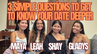 Foreigners  Use These 3 Simple Questions To Get To Know Your Filipina Date Deeper [upl. by Eednyl]