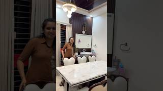 Finally ನಾವು ಒಂದು dinning table tandhvi 🧿😍🤩 minivlog203 shruvlogs🤩 dailyvlogs sweethome [upl. by Hedberg]