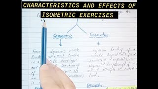 Characteristics amp effects of Isometric exercise resistance therapeutic [upl. by Latsyc671]