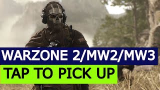 How to Change Hold to Tap to Pick Up on Warzone 2 MW2 MW3 Modern Warfare 2 Modern Warfare 3 [upl. by Tessi323]