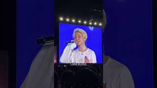 BTS Love Yourself Tour jimin ending ment  Bangkok Thailand Rajamangala 190407 방탄소년단 FANCAM [upl. by Sedecrem]