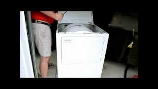 How to Open the Top Of a Clothes Dryer [upl. by Clite]