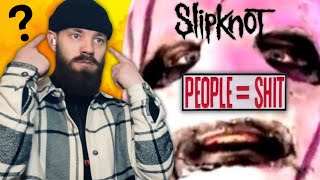 drumsssssss 🤯 Slipknot “People  💩”  A RAP FANS REACTION [upl. by Nida38]