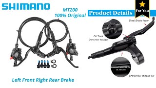 Upgrade Your Rides Control Shimano MT200 Hydraulic Disc Brakes Installation amp Performance Overvi [upl. by Nylesoy416]