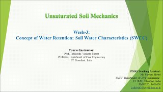 Week3 NPTEL Unsaturated Soil mechanics Tutorial Class  PMRF [upl. by Kcinomod]