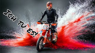 KTM SMR 450 Rennstreckentest blogger ktm racing [upl. by Yrrem]