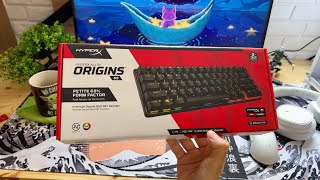 Finalmente abrindo o teclado que comprei 1 ano atrás  Hyperx alloy origins 65 [upl. by Attenal]