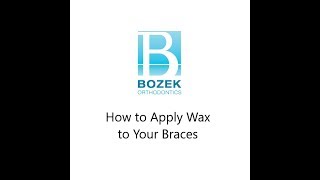 How to Apply Wax to Your Braces [upl. by Groves]