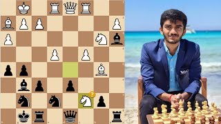 Complicated and Beautiful game by Gukesh against Wei Yi  TATA Steel Chess Master 2024 [upl. by Lalita]