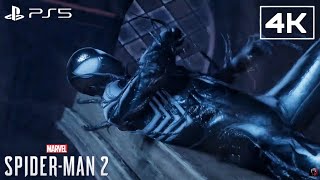 Peters Symbiote Gets Affected By The Bell Sound Scene  Marvels SpiderMan 2 PS5 [upl. by Ecnarrot]