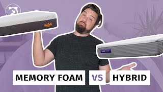 Memory Foam vs Hybrid Mattresses  Which Is Best For You [upl. by Wilson]