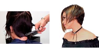 Color y corte PARA MORENAS paso a paso fácilCUT AND COLOR FOR BRUNETTES EASY AND FAST [upl. by Ecinna475]